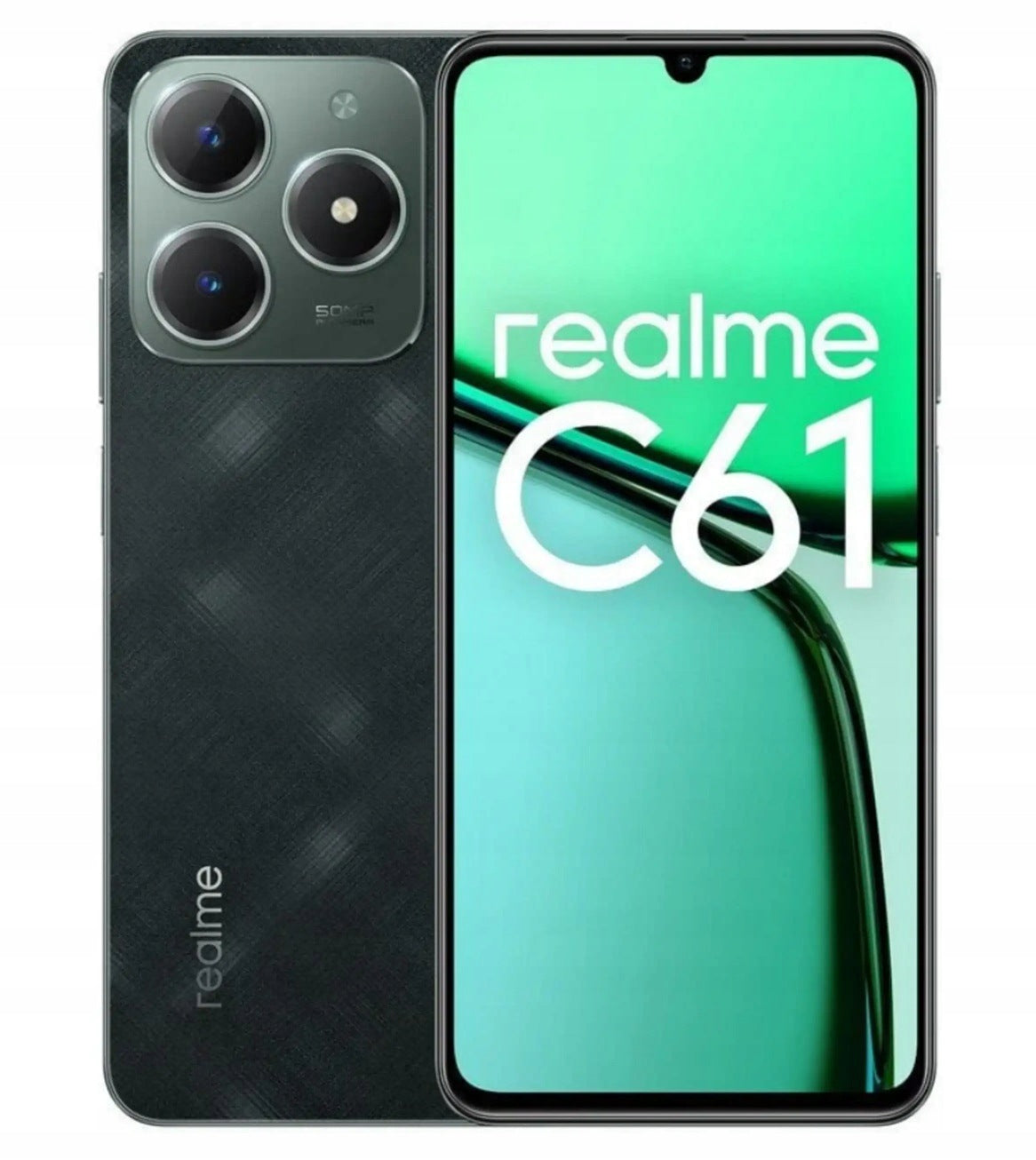 Realme C61 | Dark Green | 6/128GB | NFC | RMX3939 | 5000mAh | 90Hz