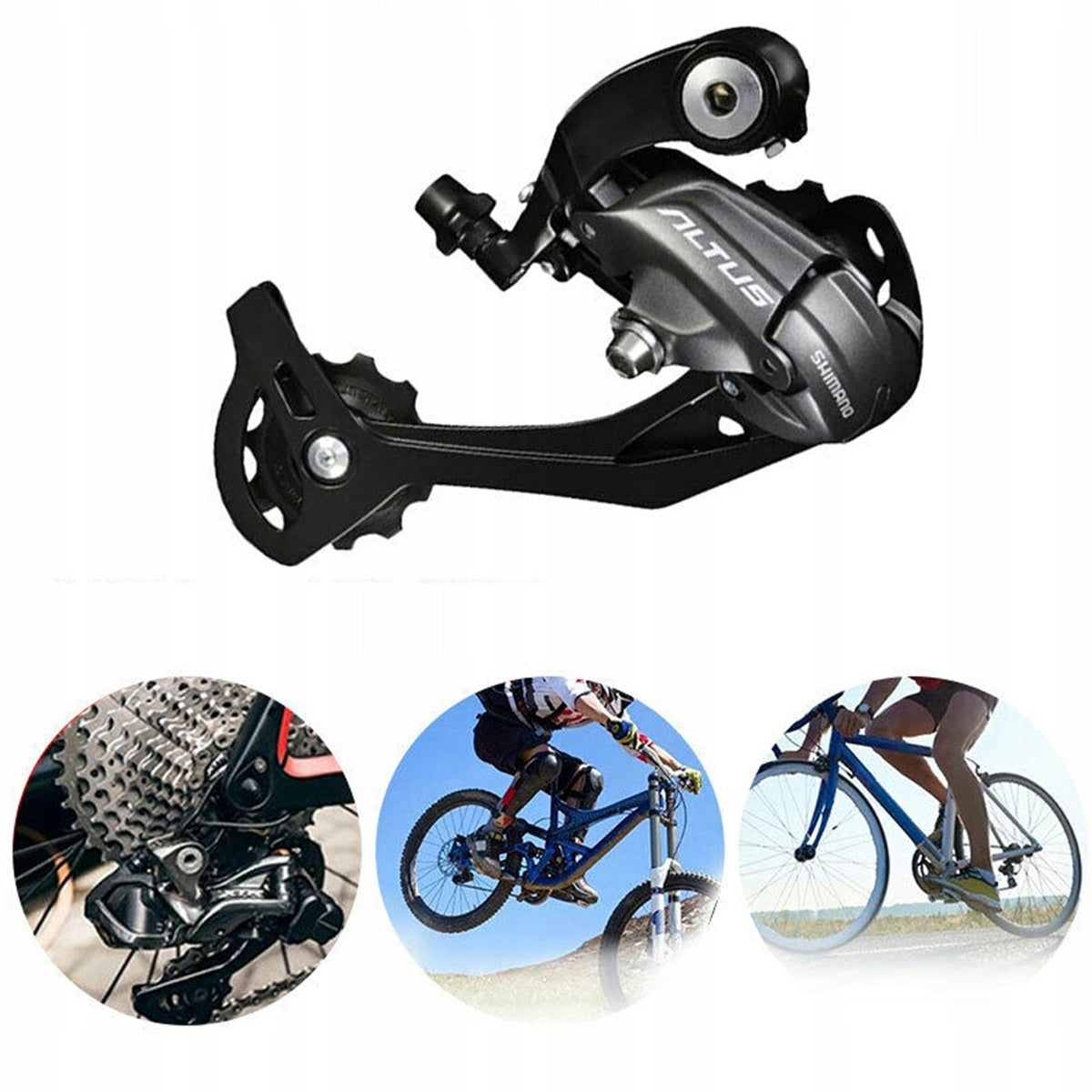 Rear Bicycle Shifter Black Rear Shifter 9/27-Row Equipment group other