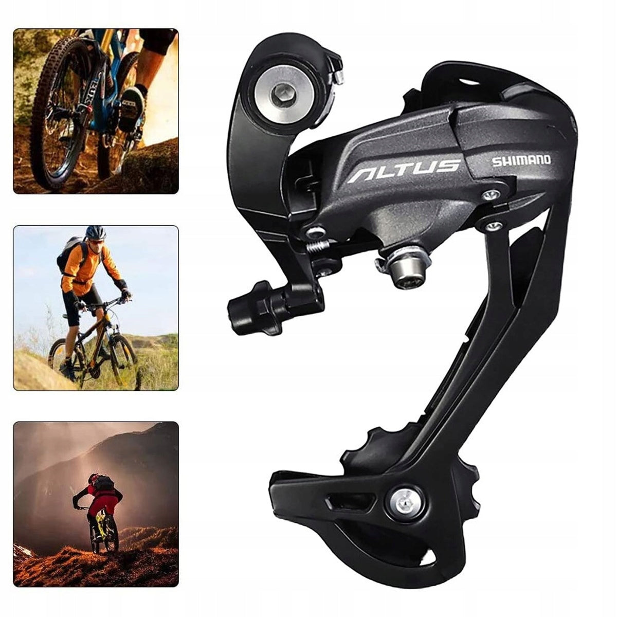 Rear Bicycle Shifter Black Rear Shifter 9/27-Row
