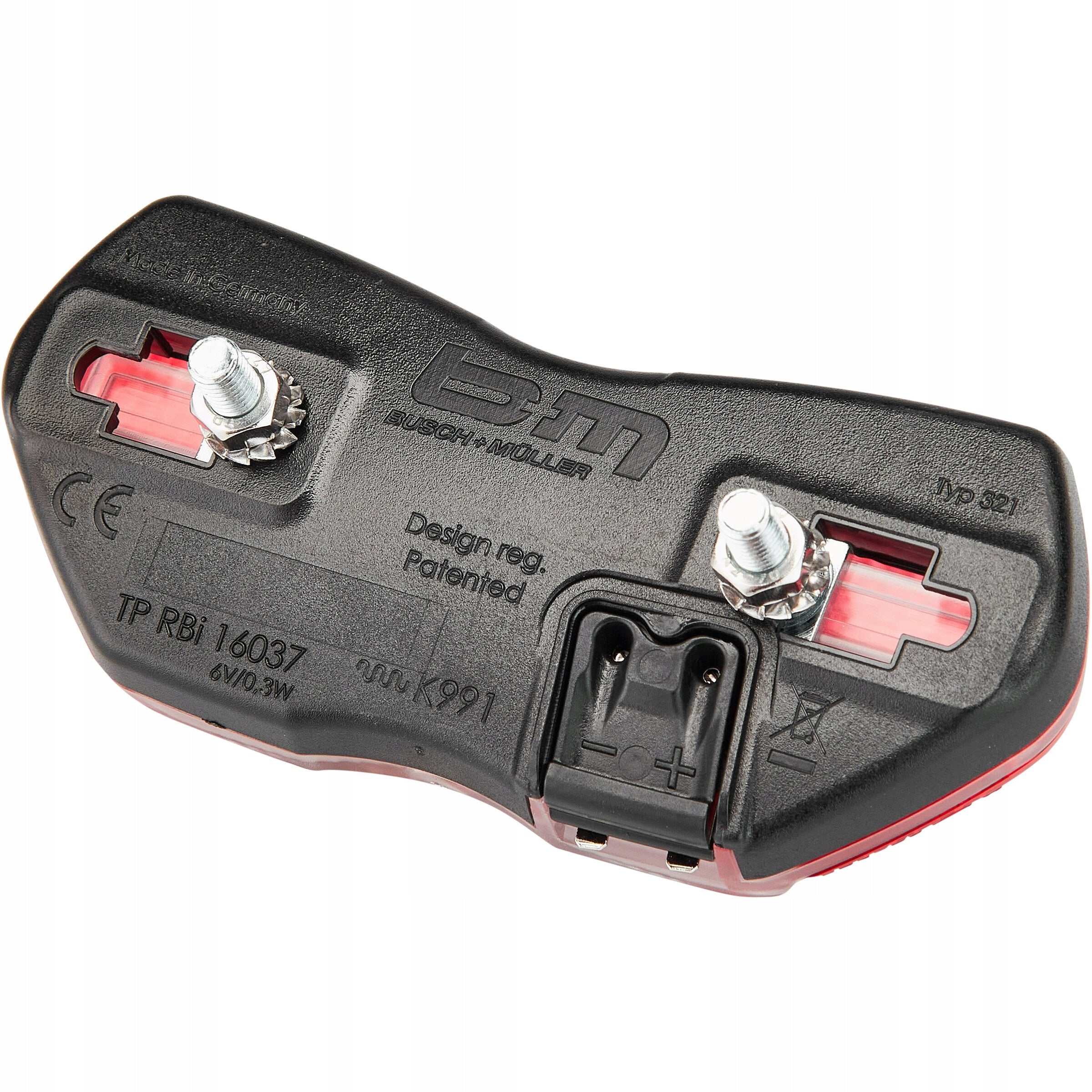 Rear Bike Light Busch + Müller Toplight View Red LED E-Bike Color red