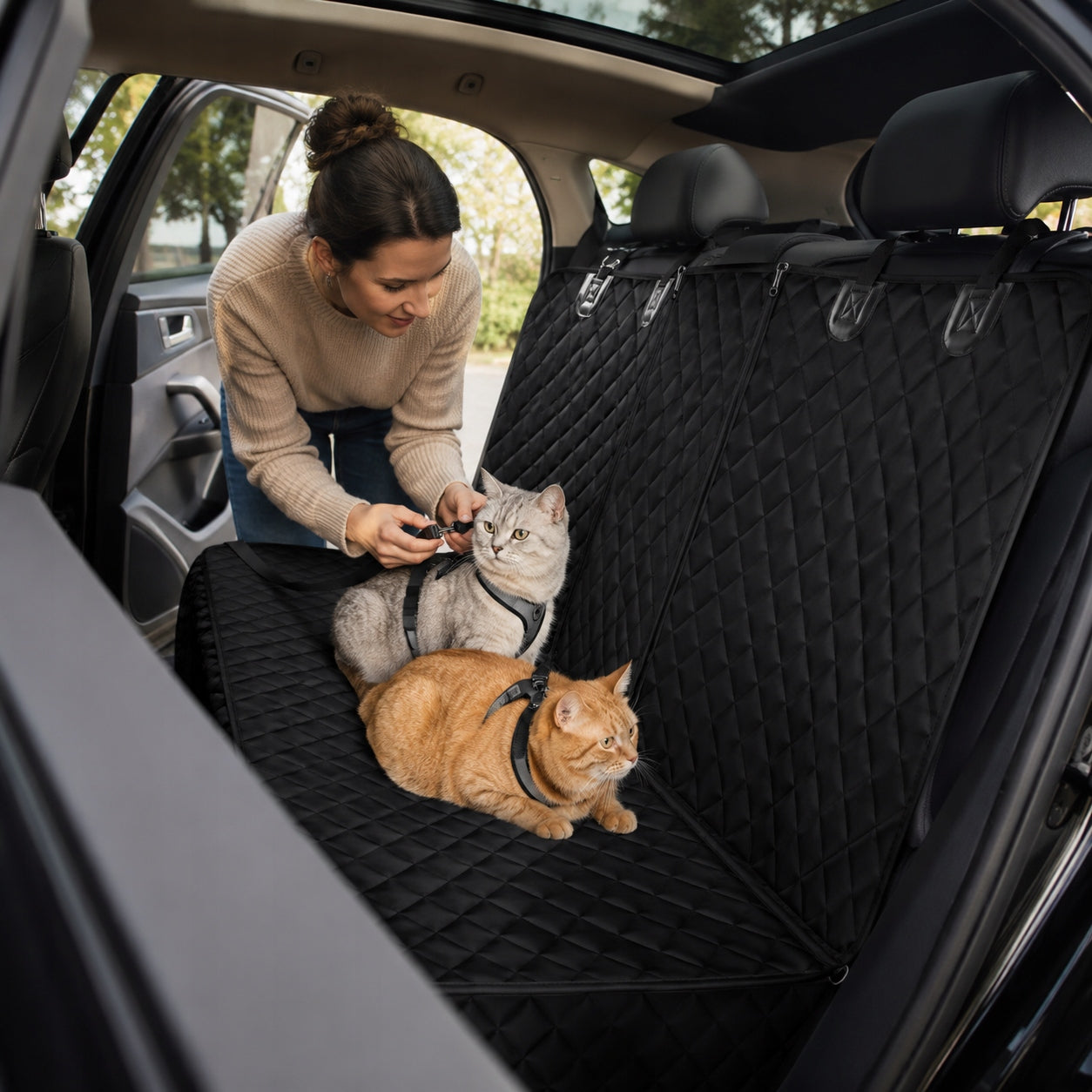 Rear Car Seat Protective Mat Cover Kind multipurpose