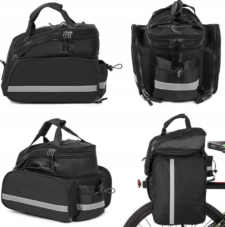 Rear bicycle bag Rossner FOR TRUNK 32l BICYCLE SUMMER CYCLING Color black