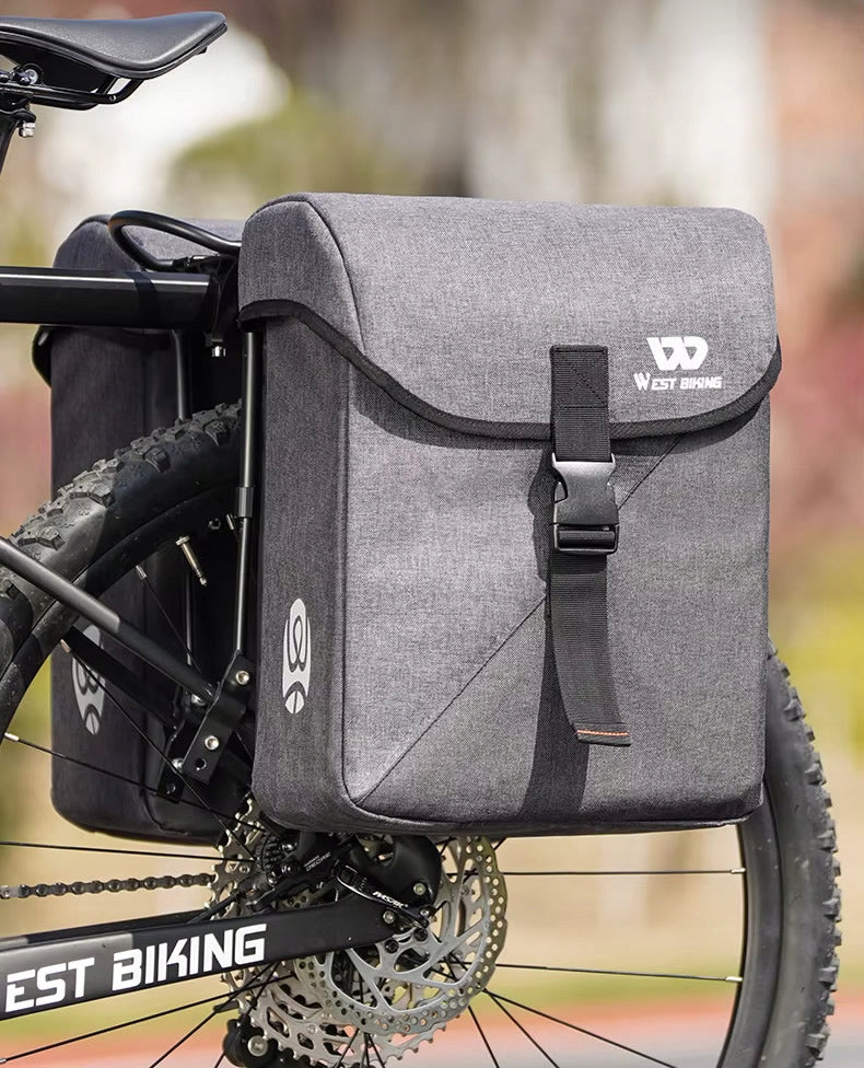 Rear bicycle bag for rack bicycle pouch panniers for bicycle 35 liters Model 0707287