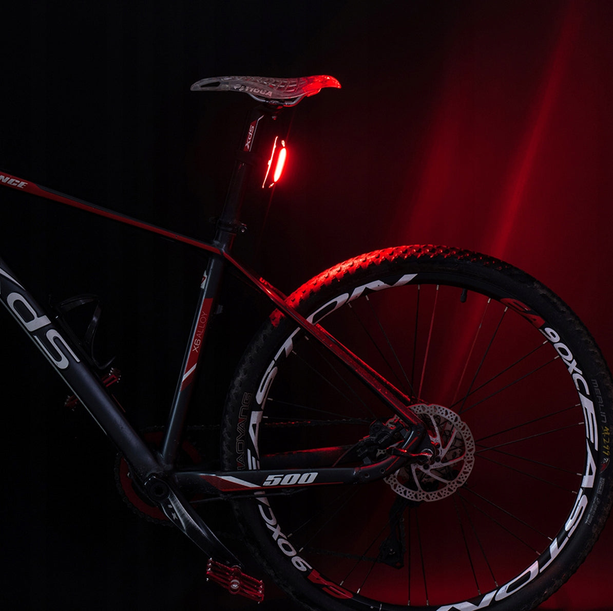 Rear bicycle light Rockbros + micro USB cable - USB-A Manufacturer code 5907769313318