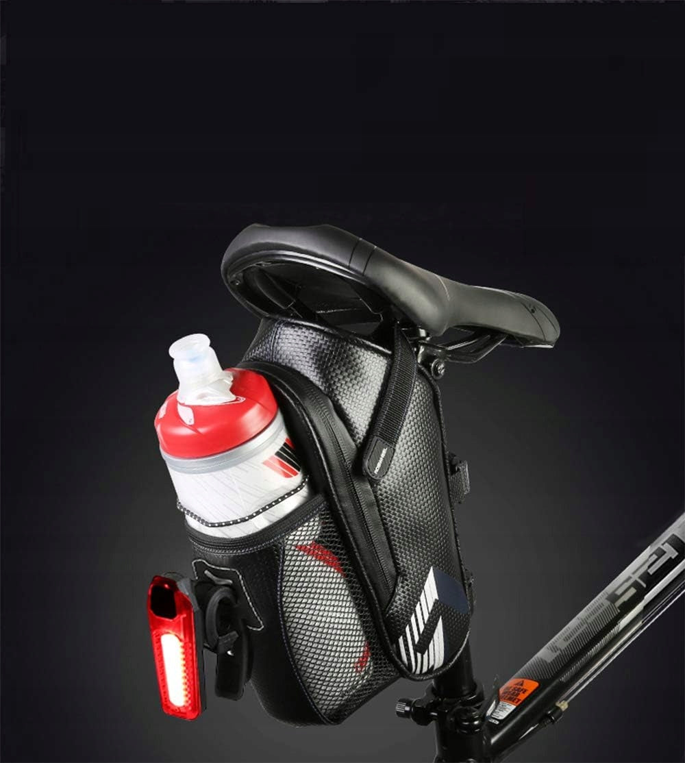 Rear bicycle pouch BAONUOR BICYCLE POUCH WITH BOTTLE HOLDER 1l Manufacturer code sakwa rowerowa