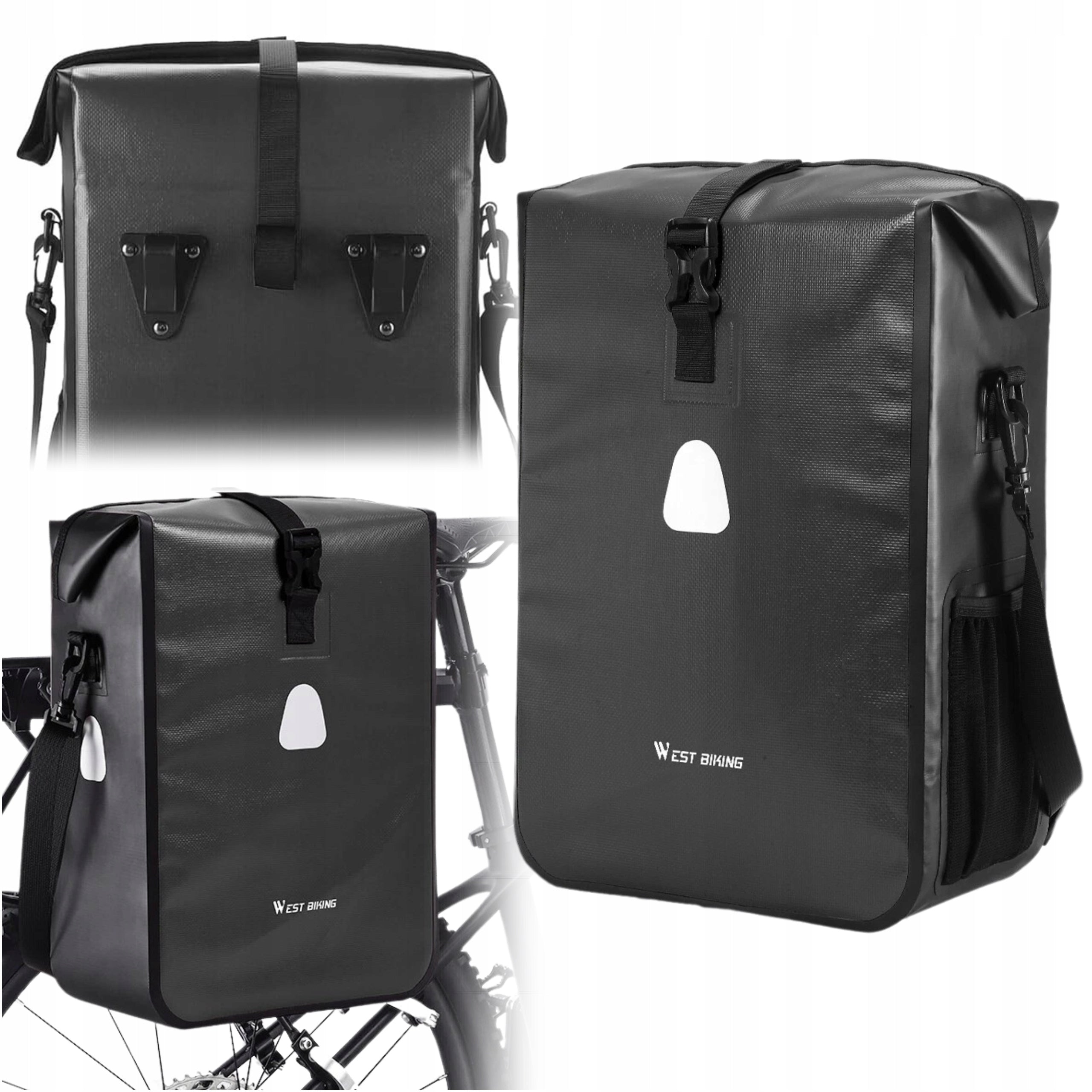 Rear bicycle pouch Gearox BAG SACHET WITH REFLECTIVE STRAP 15l