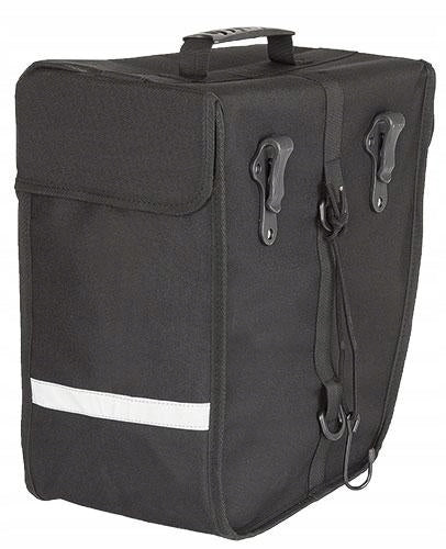 Rear bicycle pouch M-Wave Amsterdam Single left 18L Color black