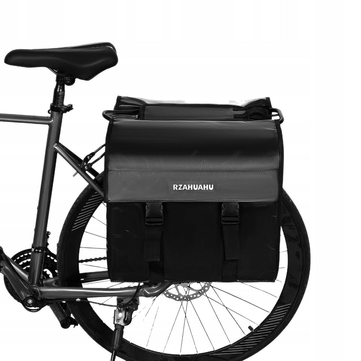 Rear bicycle pouch Rzahuahu Bicycle bag for pannier rack 45L