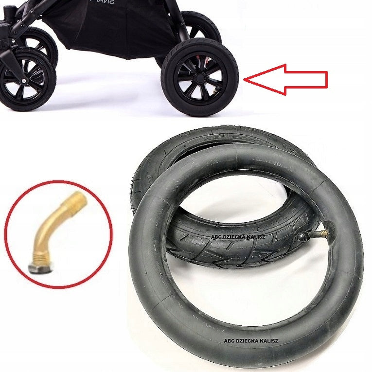 Rear tire and inner tube suitable for Valco Snap 4 Sport / Sport Duo rear