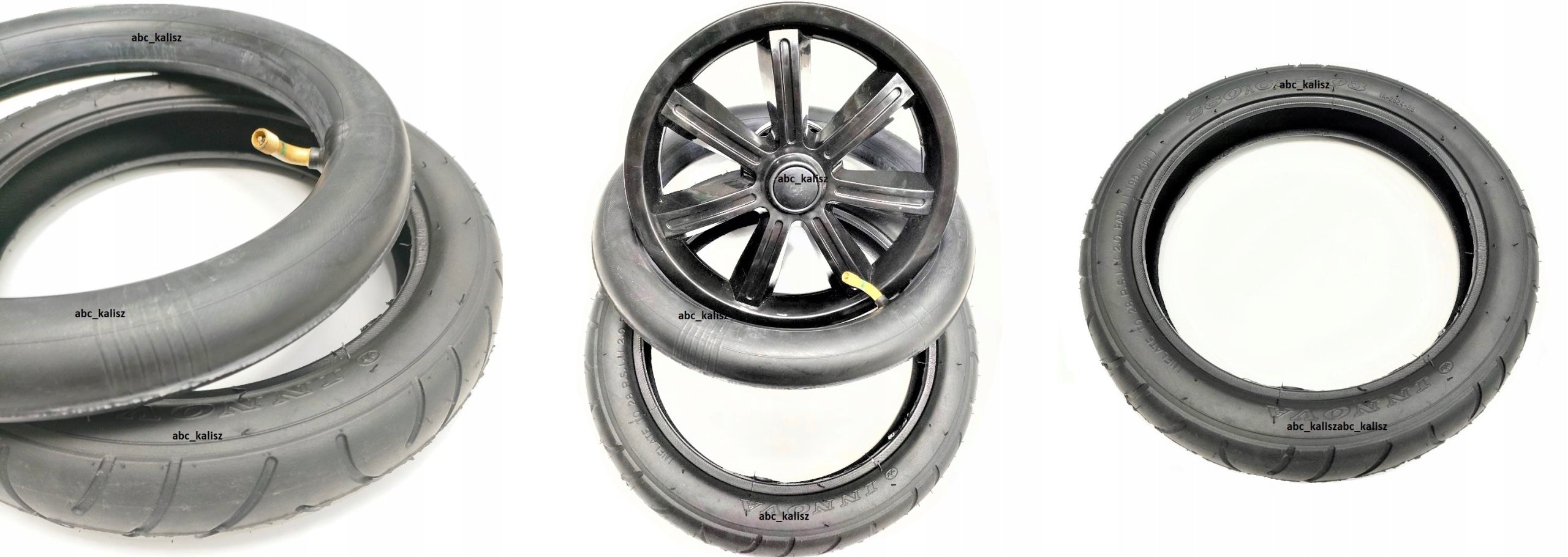 Rear tire + inner tube suitable for Valco Snap 4 Trend / Trend Duo - rear Brand no brand
