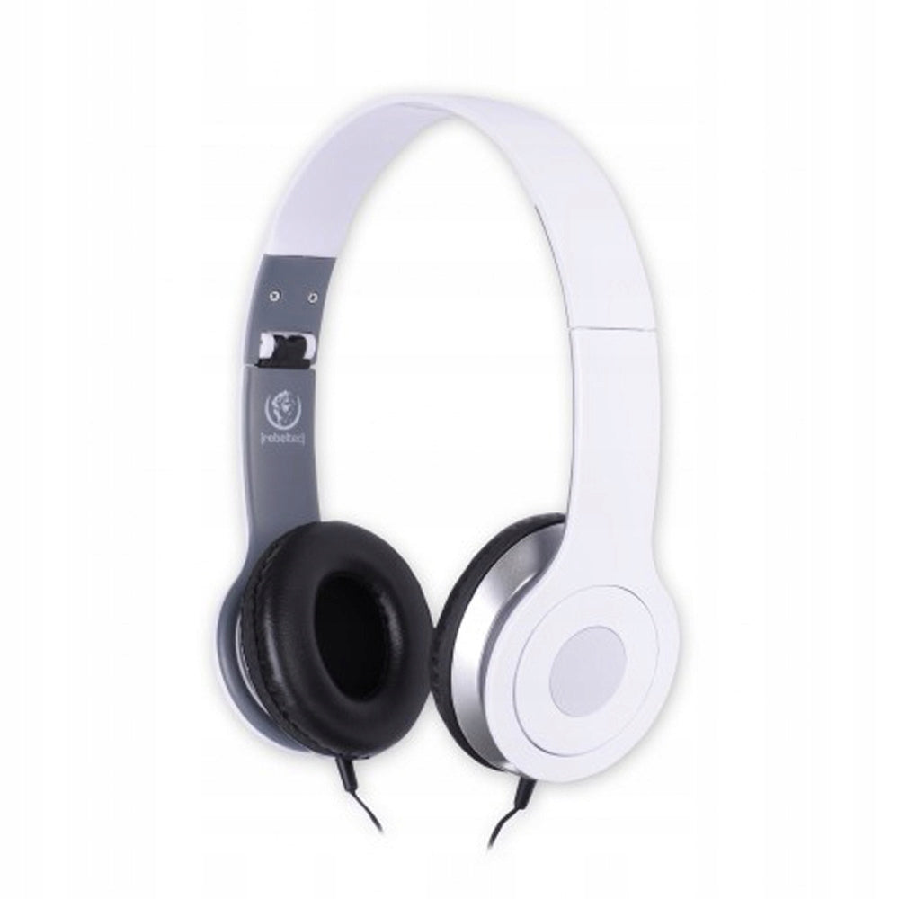 Rebeltec City – Headphones with microphone WHITE Packaging status original