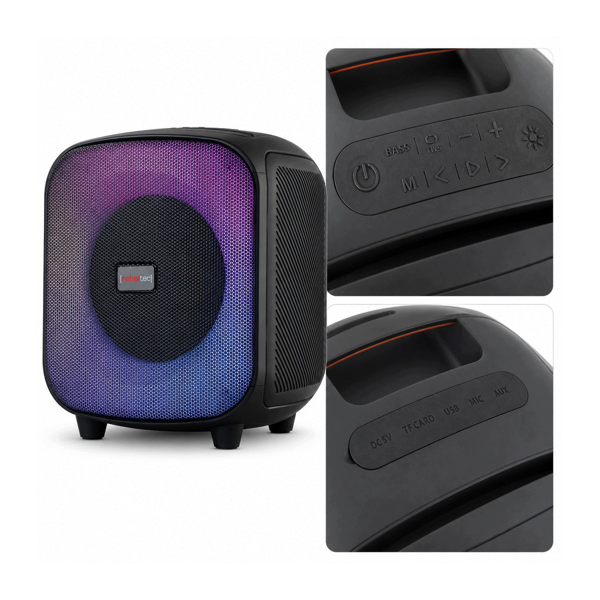 Rebeltec PowerCube 500 60W RMS Speaker Model other