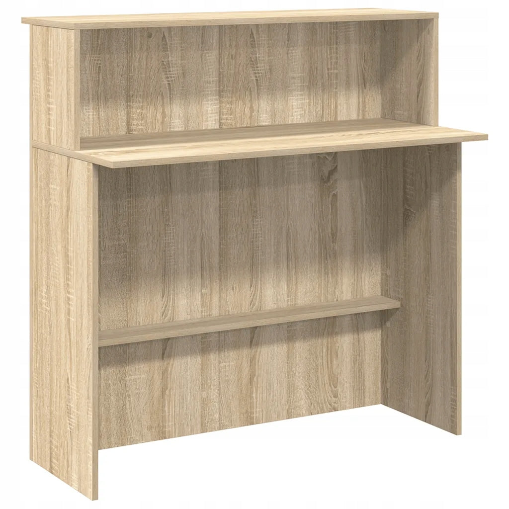 Reception desk Sonoma Oak 100x50x103,5 cm Structural wood
