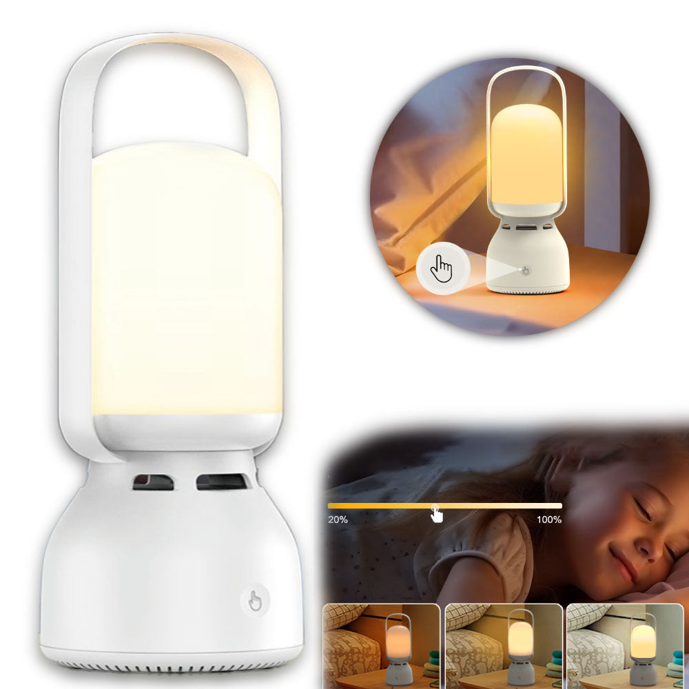 Rechargeable Bedroom Table Lamp Bluetooth Speaker 11 RGB Lights