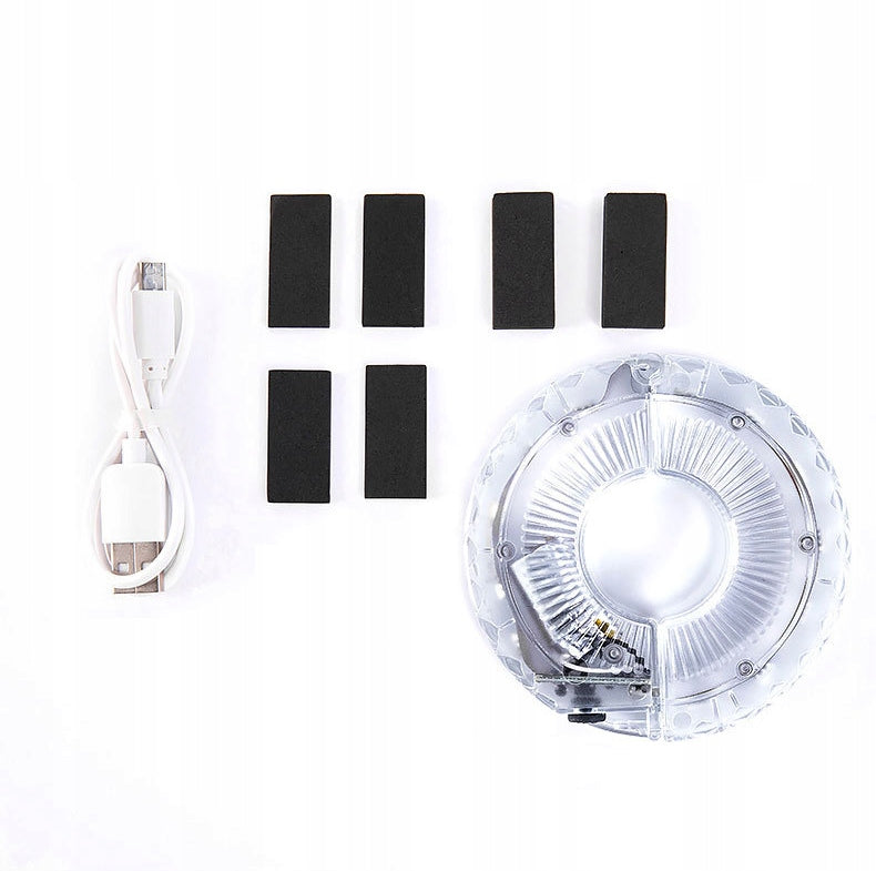 Rechargeable Bike Wheel Hub Lights, Waterproof LED Bicycle Light Kind not specified