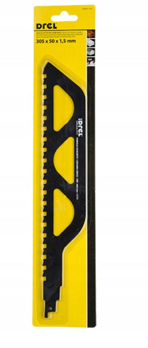 Reciprocating saw blade CELLULAR CONCRETE AERATED CONCRETE 305/50mm Drel Manufacturer code CON-AJL-1411