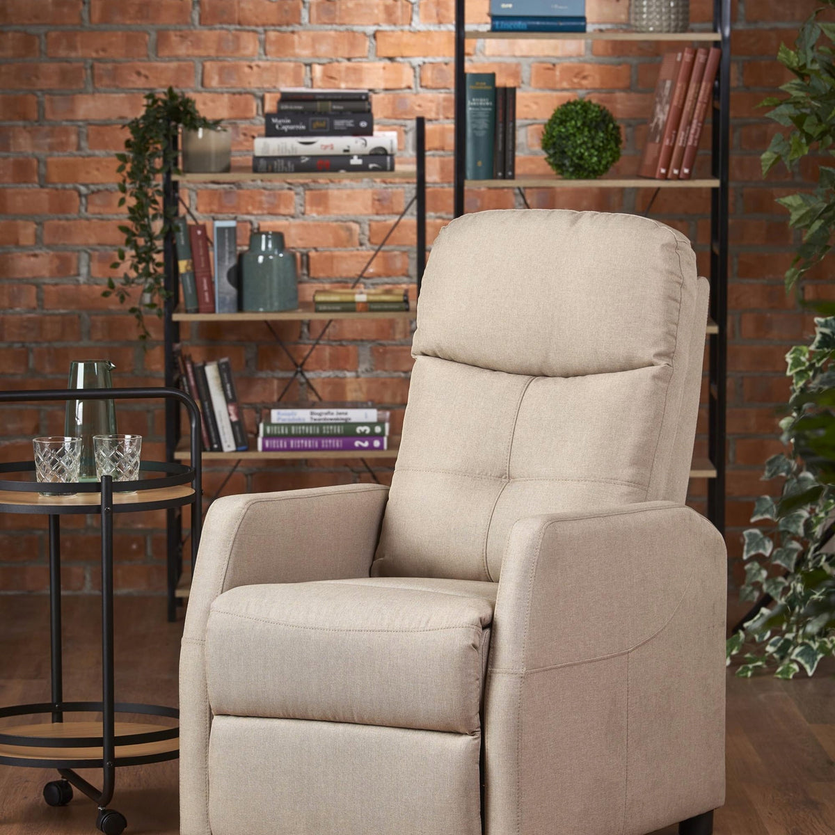 Reclining armchair Felipe color BEIGE FABRIC Manufacturer code V-CH-FELIPE-FOT-BEŻOWY