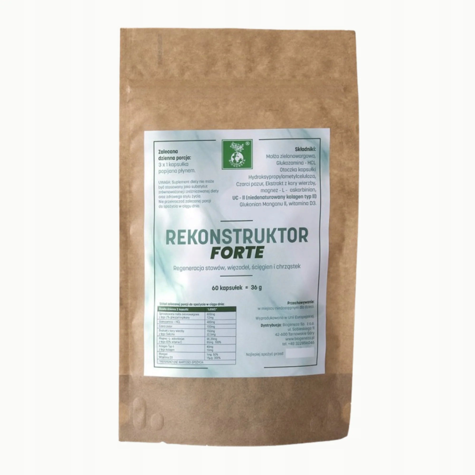 Reconstructor FORTE capsules 60 pcs BIOGENEZA
