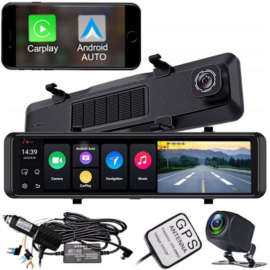 Recorder GPS Navigation Camera Android SIM CarPlay Wireless GPS SIM