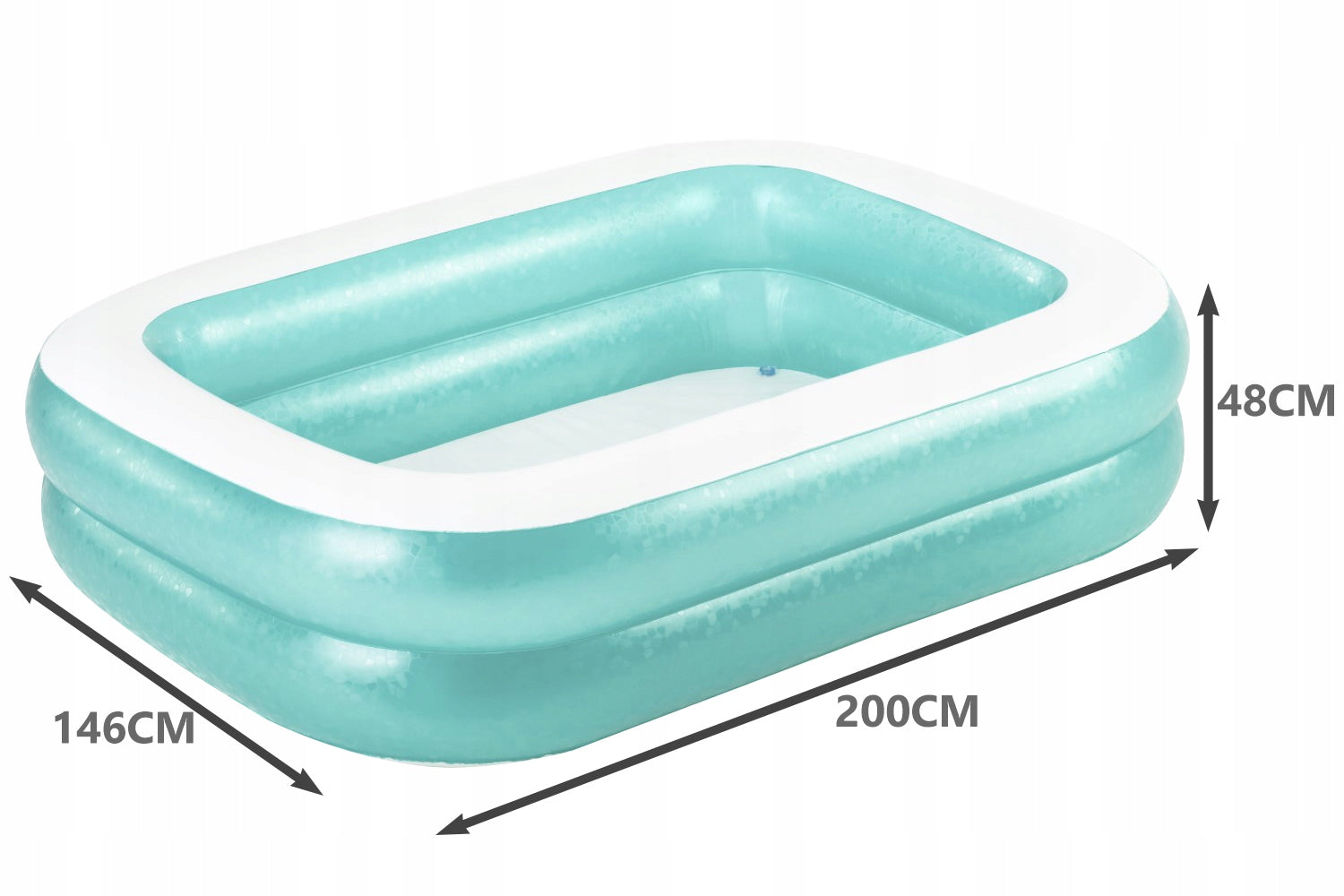 Rectangular inflatable pool Bestway 201 x 150 cm Manufacturer code 54005
