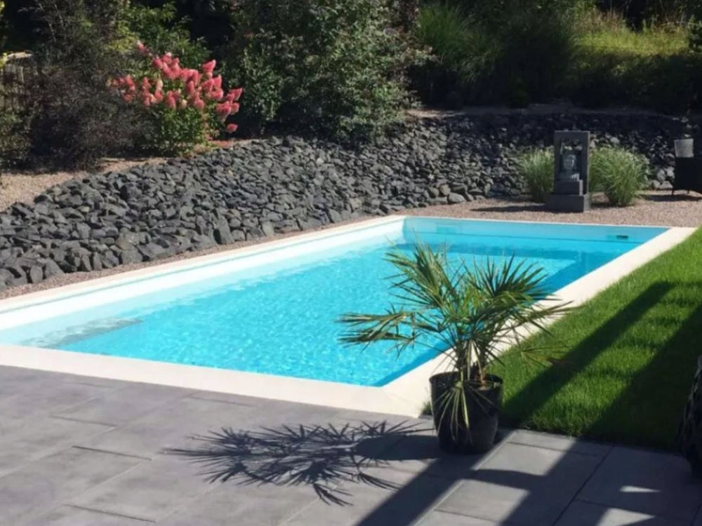 Rectangular polypropylene swimming pool 6x3x1,5 m, 25m3, assembly, accessories. Manufacturer code PP 6x3x1,5 m
