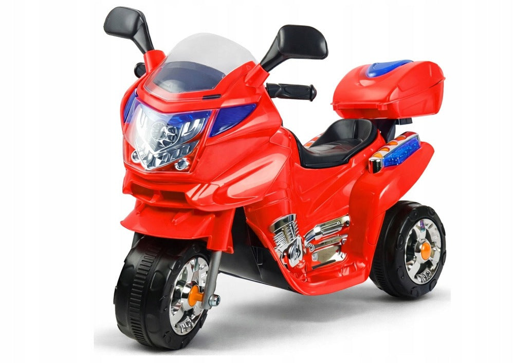 Red 6V 4kmh 18W Battery Motorcycle For Kids Tricycle Brand LEAN Toys