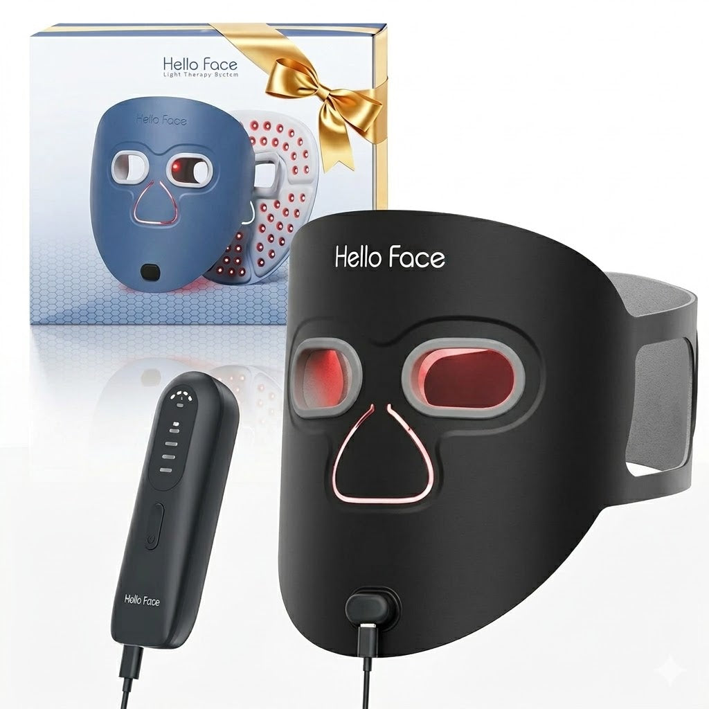 Red Light Therapy Mask, 280 LED Hello Face