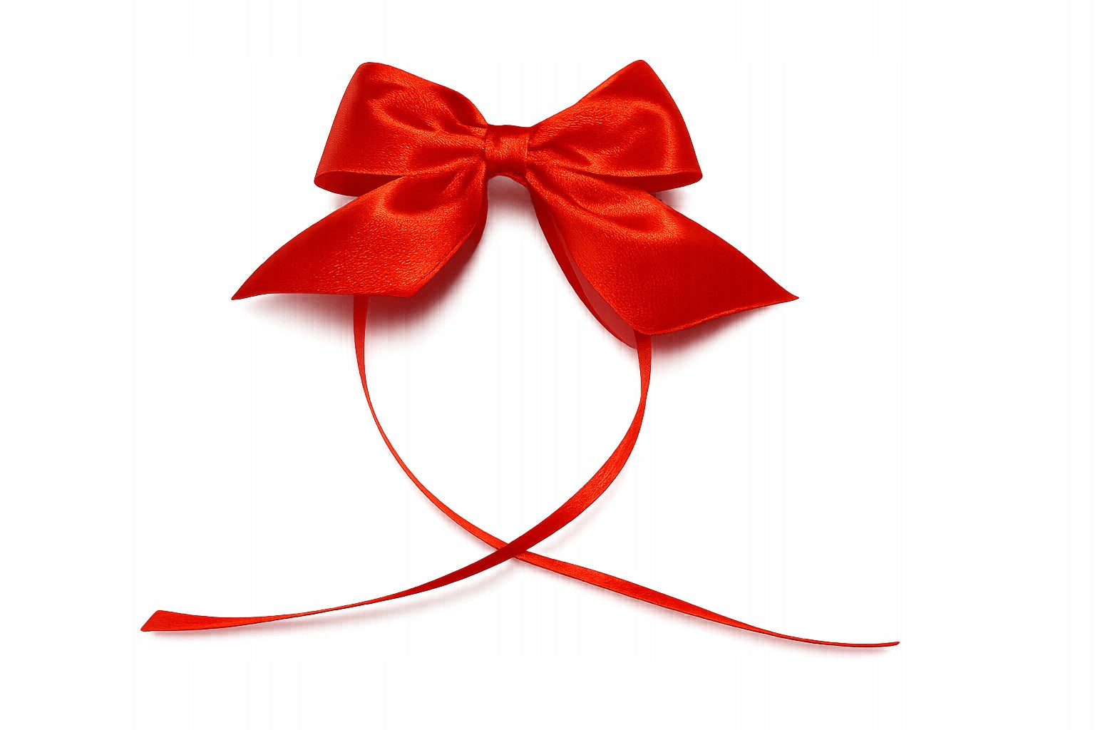 Red Ribbon Bow for Stroller Car Seat Beds for Binding