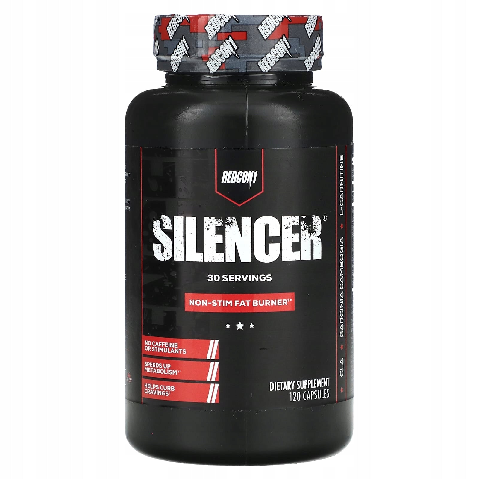 Redcon1, Silencer, Non-Stim Fat Burner, 120 capsules