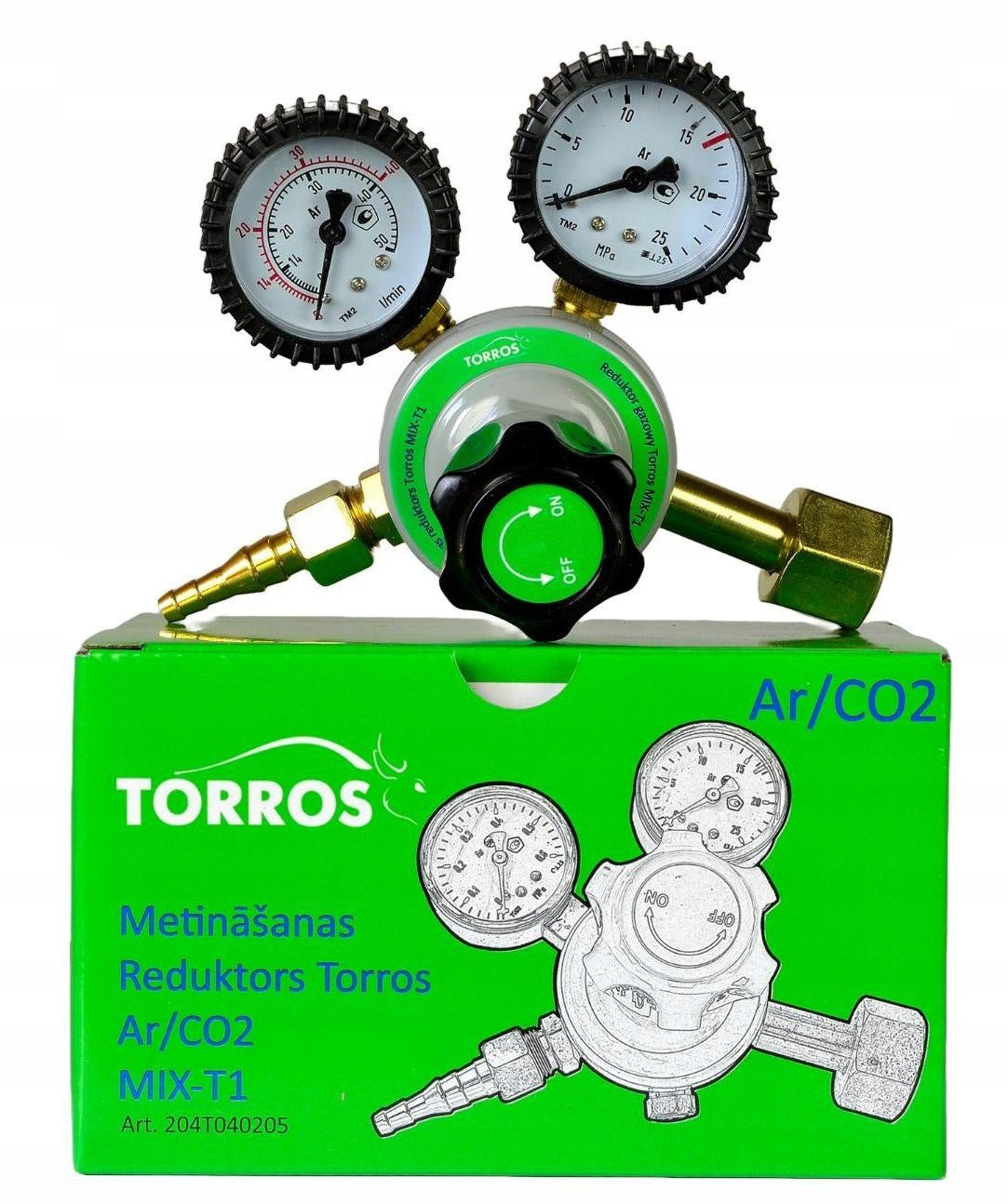 Reducer Torros argon mixture 200 bar