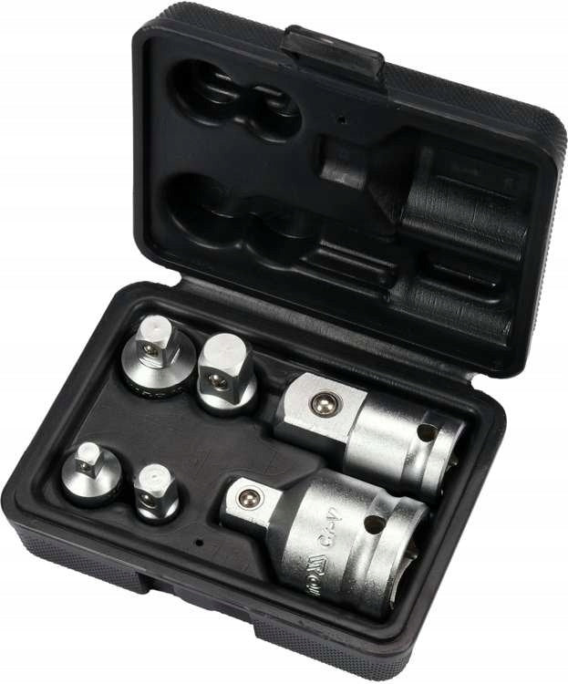 Reductions 1/4 1/2 3/8/ 3/4 6el Yato 6-piece reduction set. Manufacturer code YT-10671