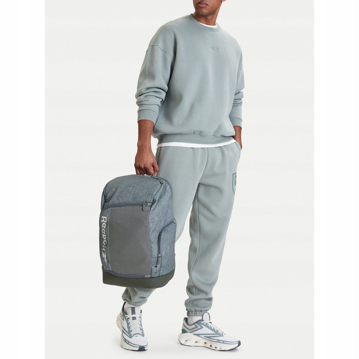 Reebok Men's Sports Backpack Grey REEBOK-CWBEO-RBK-WS-007-09 Grey Packaging status original
