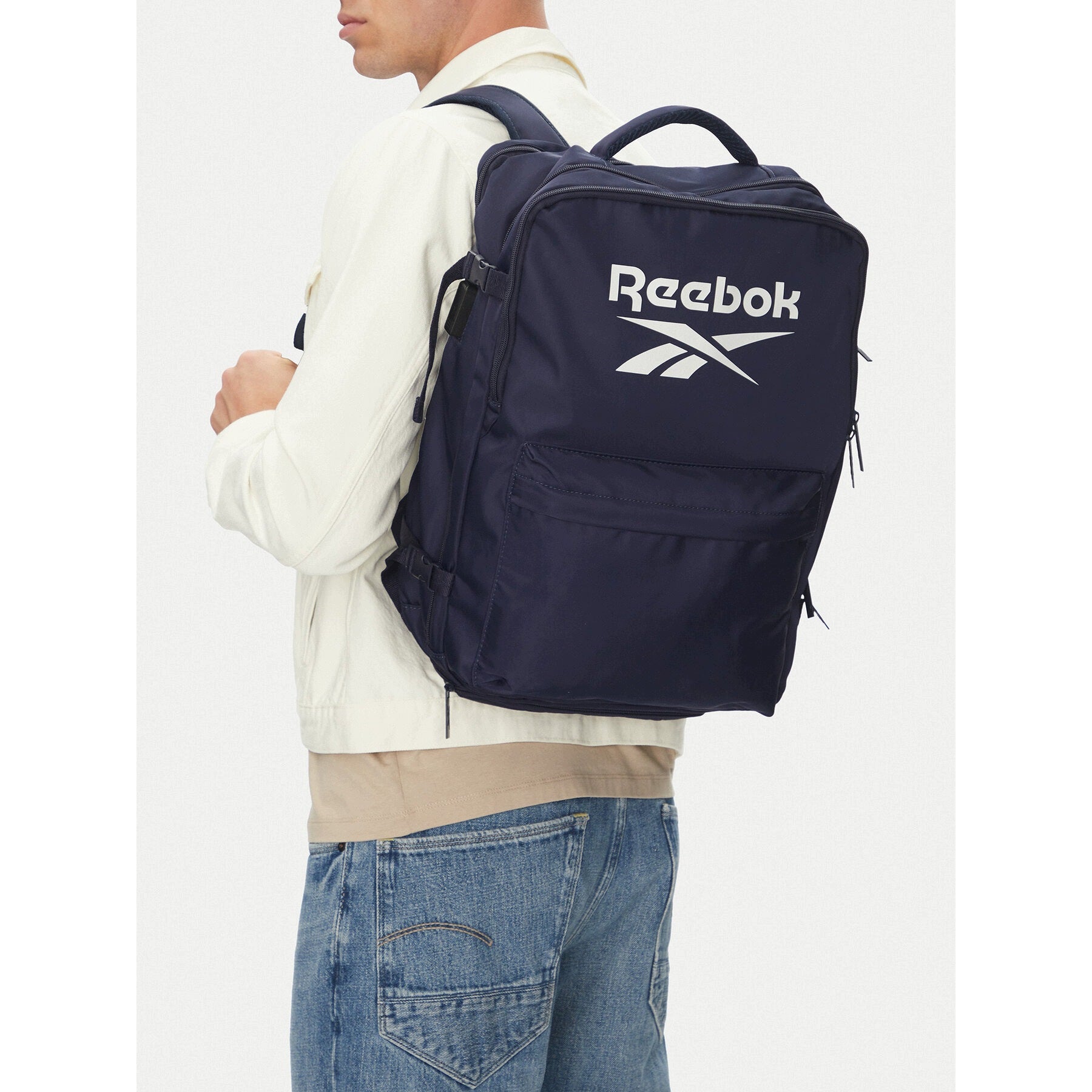 Reebok Men's Travel Backpack Navy Blue 5907964176732 Packaging status original