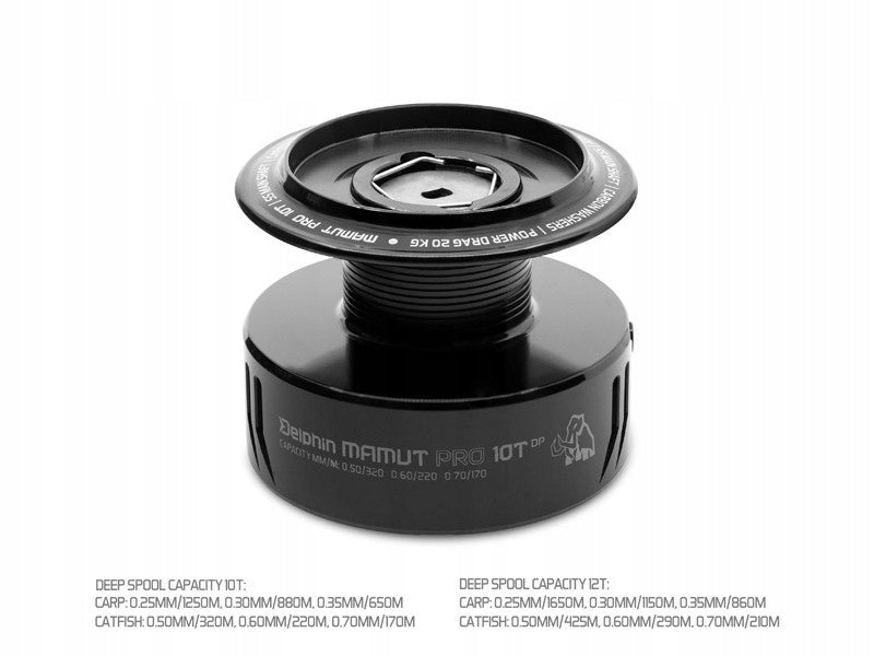 Reel Delphin MAMUT PRO 6+1 12000 DP Gear ratio 3.8:1