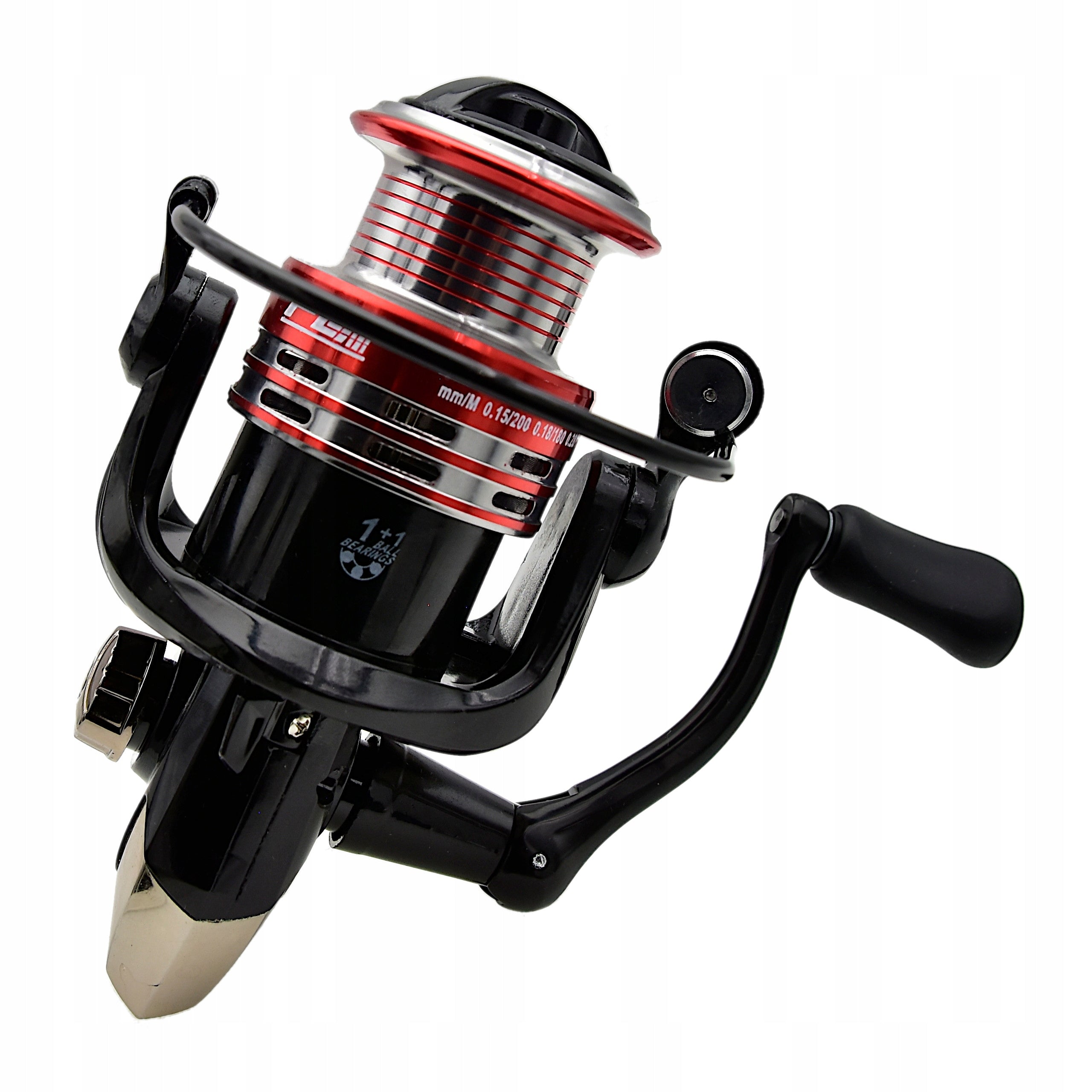 Reel FL BB 2000 Aluminum Spool Metal Crank 1+1 BB Spin 5.2:1 Gear ratio 5.2:1