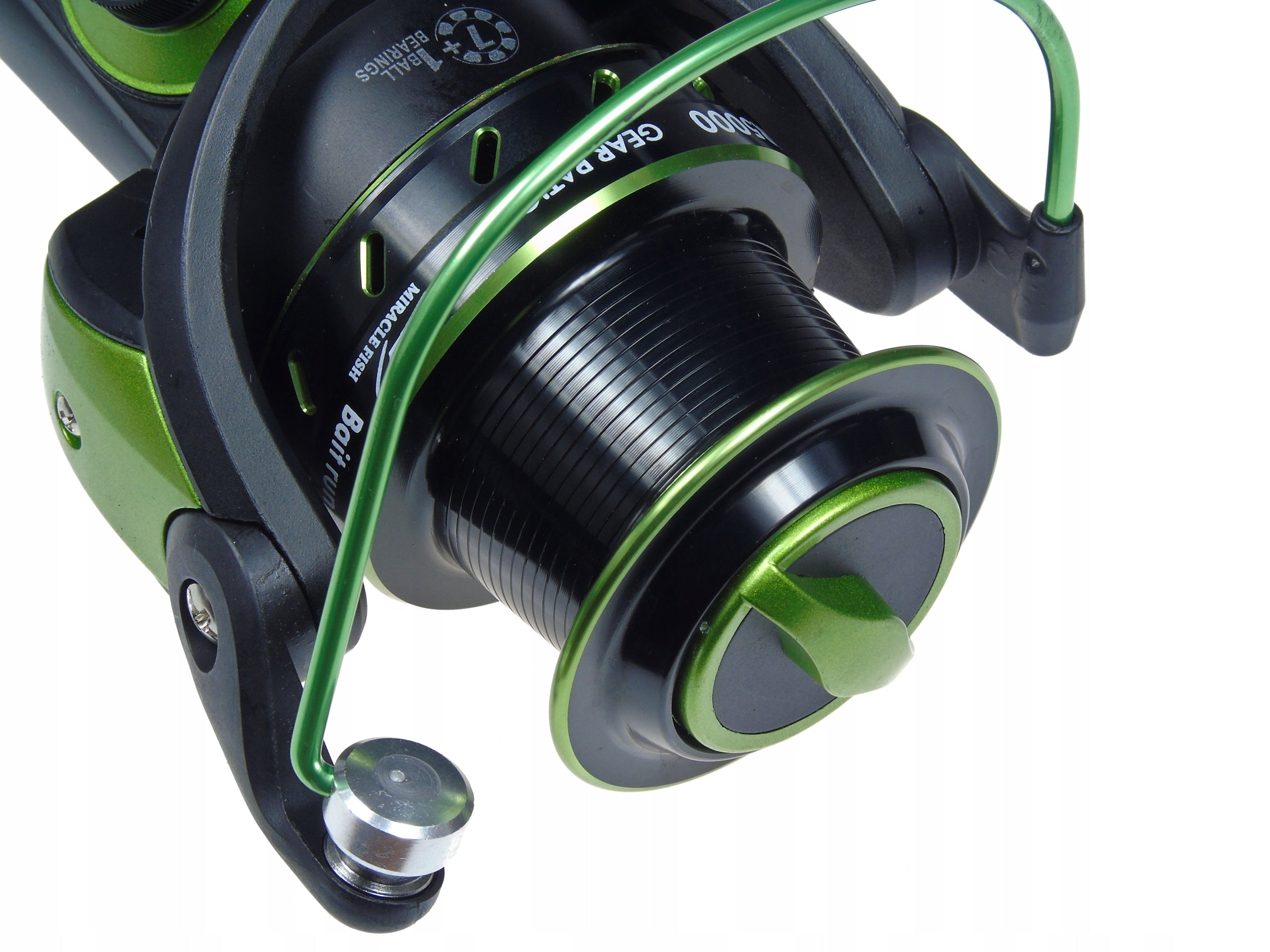 Reel KR 5000 free gear FEEDER 7 + 1 bearings GREEN RUNNER Carp carp Manufacturer code art 00kr5000