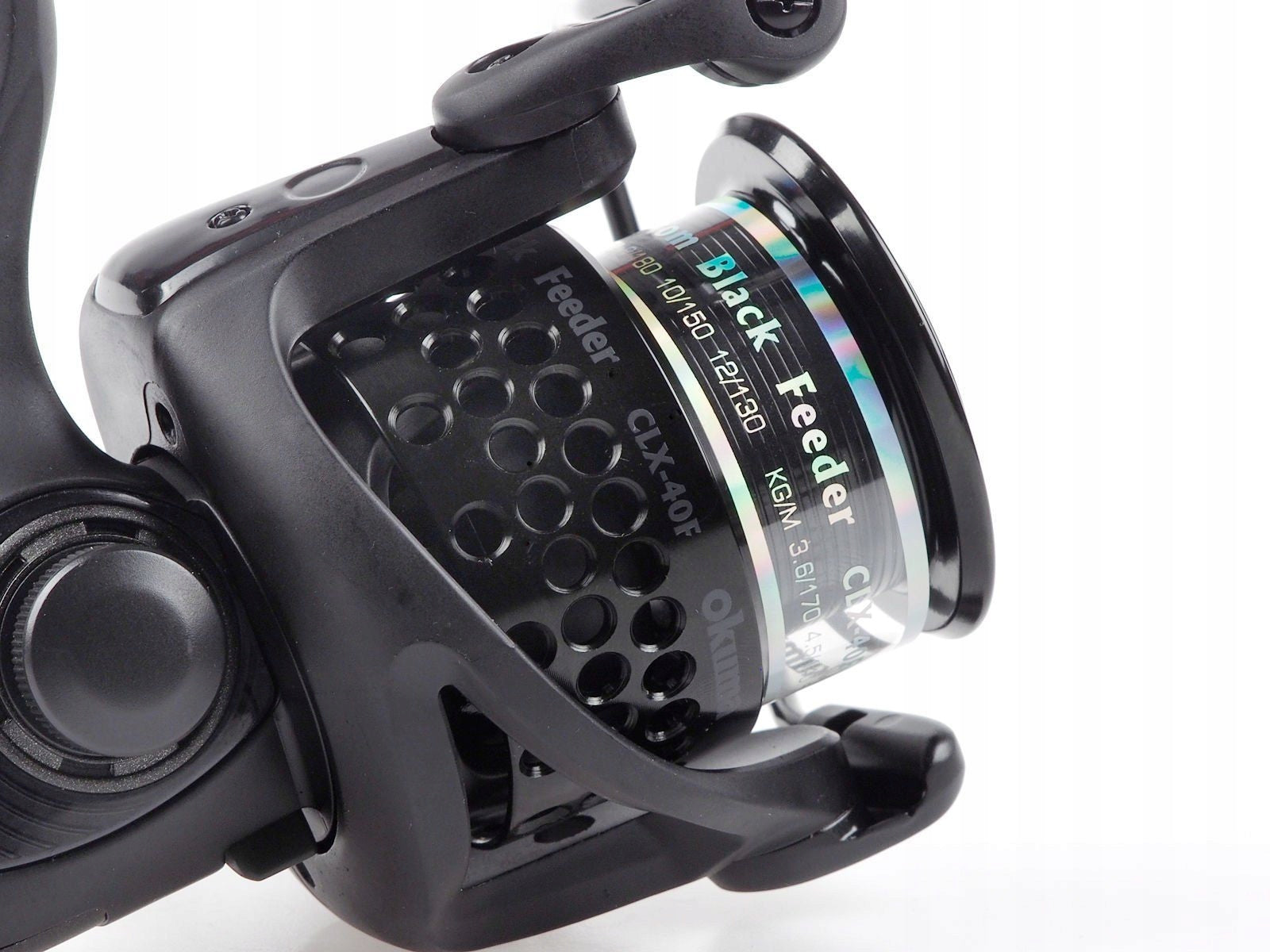 Reel Okuma Custom Black Feeder CLXF-55 FD 4.5:1 Gear ratio 4.5:1