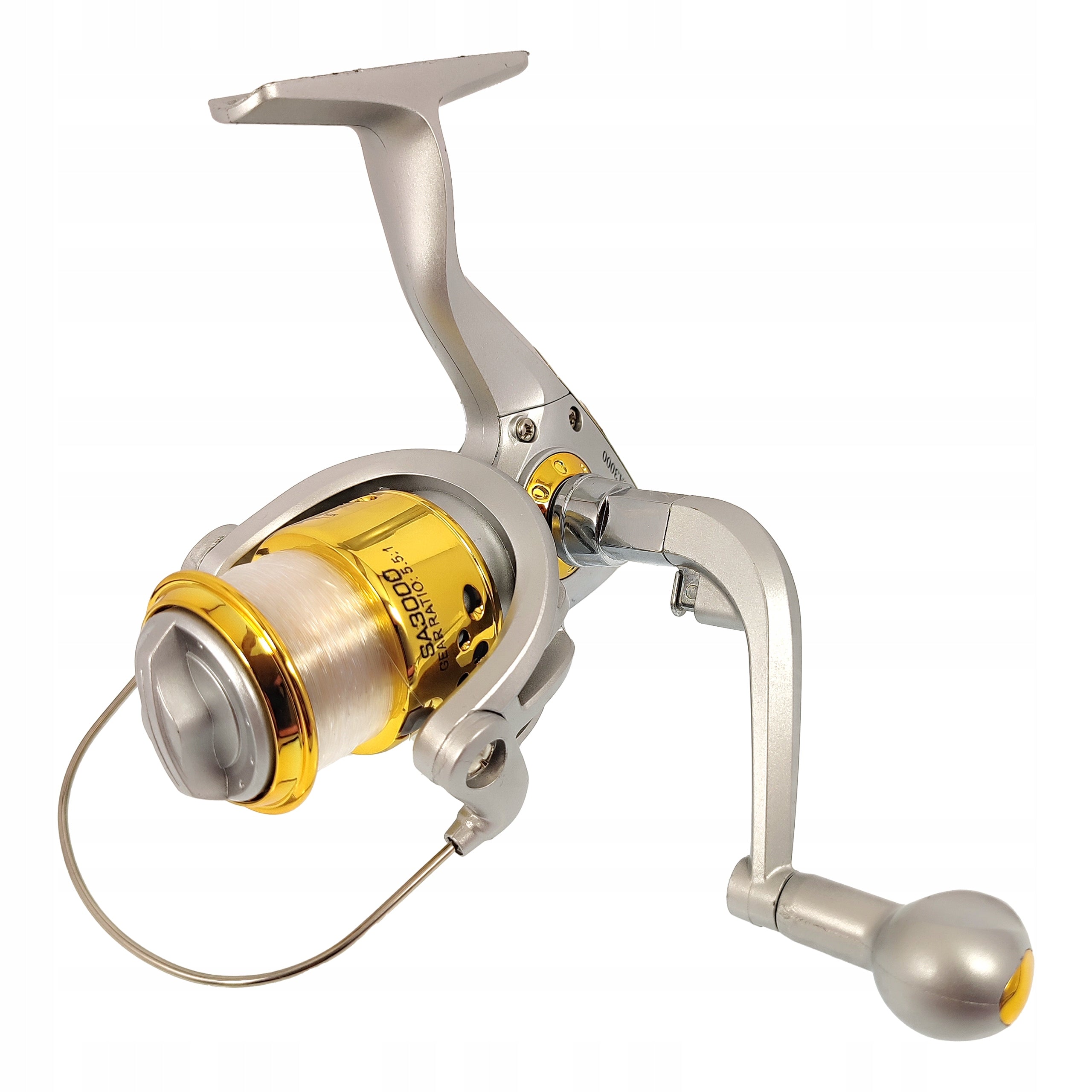 Reel SA 3000 5.5:1 6 bearings front brake + line Miracle Fish Packaging status original