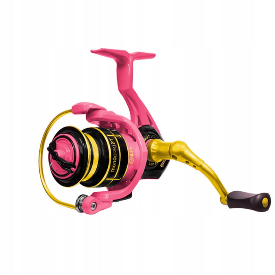 Reel for fishing machine pink Delphin Queen 3000 3T
