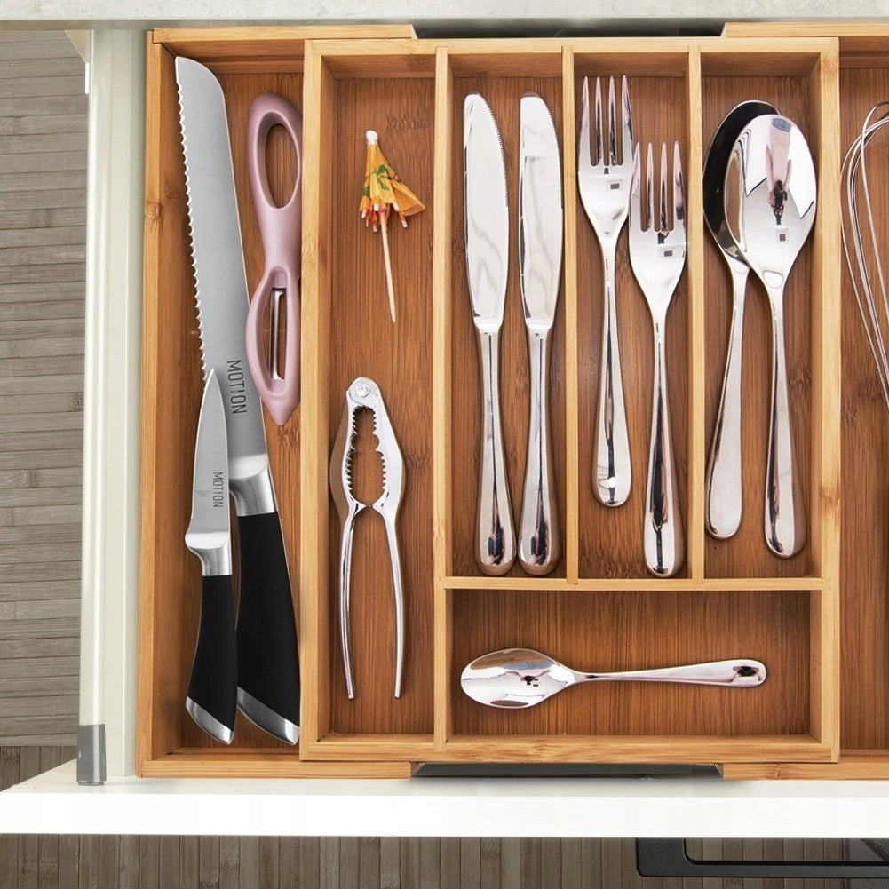 Refill for Cutlery for Drawer ORION Bamboo Extendable 26-40 cm Brand Orion