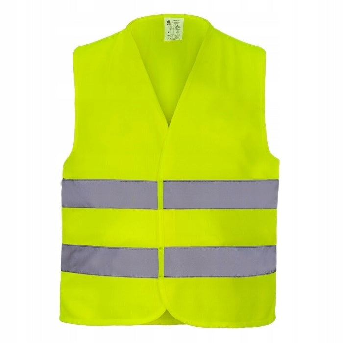 Reflective Yellow Warning Work Vest with Reflective Belts r.L