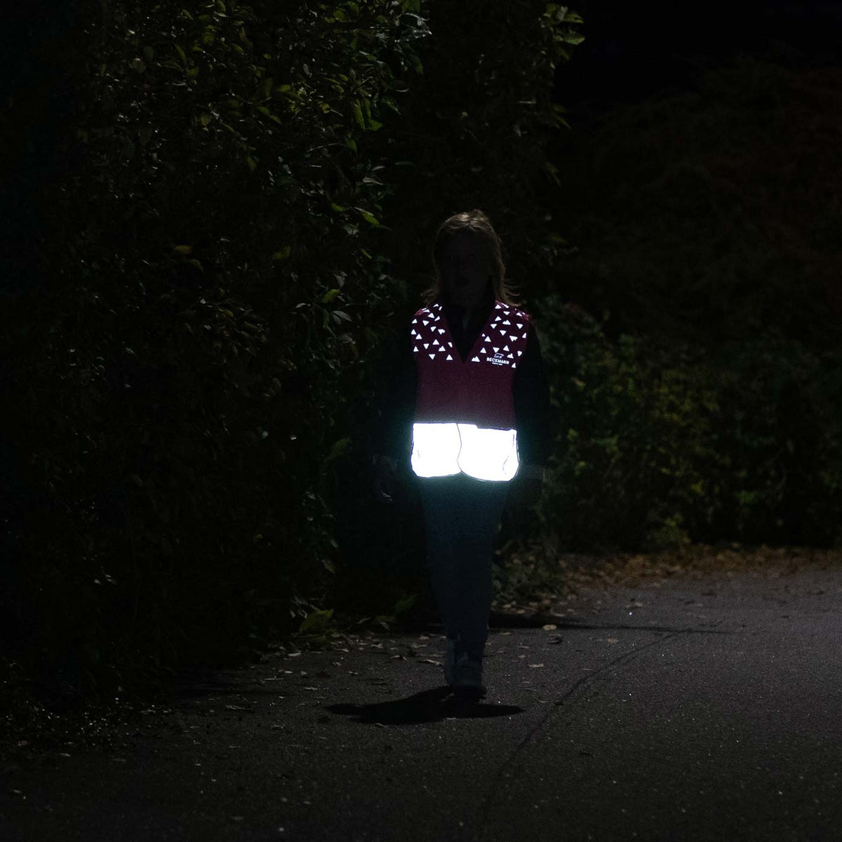 Reflective vest B-SEEN SAFE, pink Brand BECKMANN