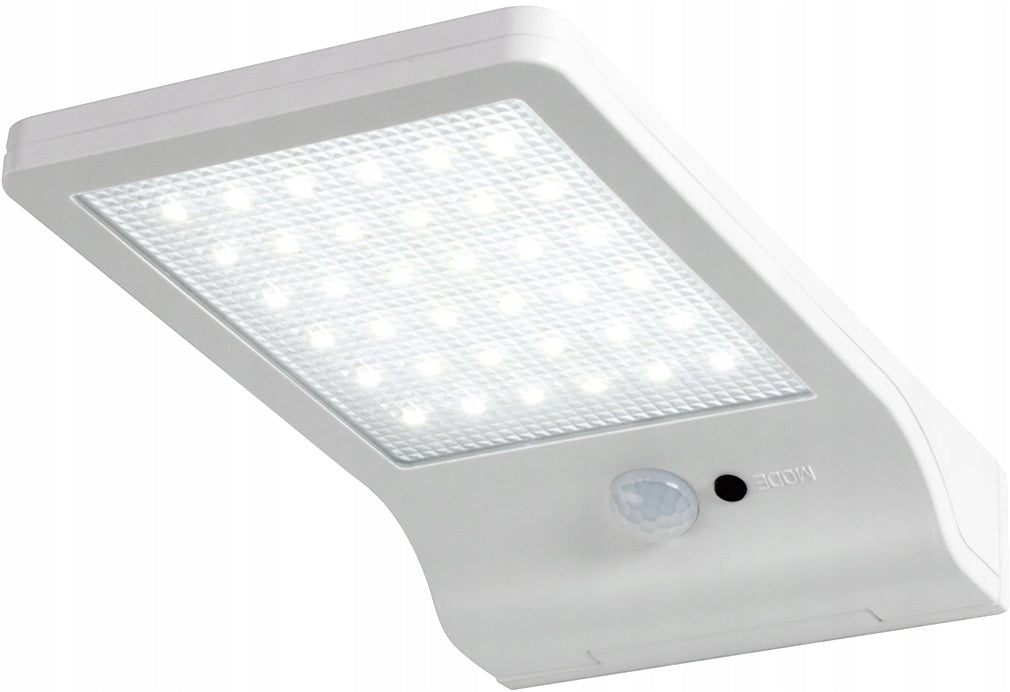 Reflektor LED so solárnym panelom+PIR LEDVANCE DOORLED WHITE