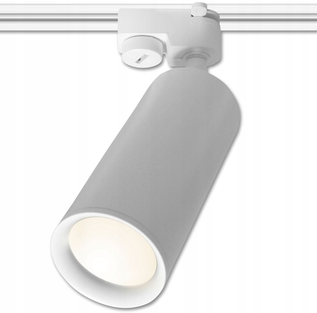 LED-Akzentlampe 30W 4000K wird in eine einphasige Schiene eingebaut