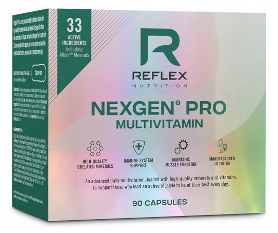 Reflex Nutrition Nexgen Pro Sport Multivitamin VITAMINS MINERALS ENZYMES 90k Packaging status original