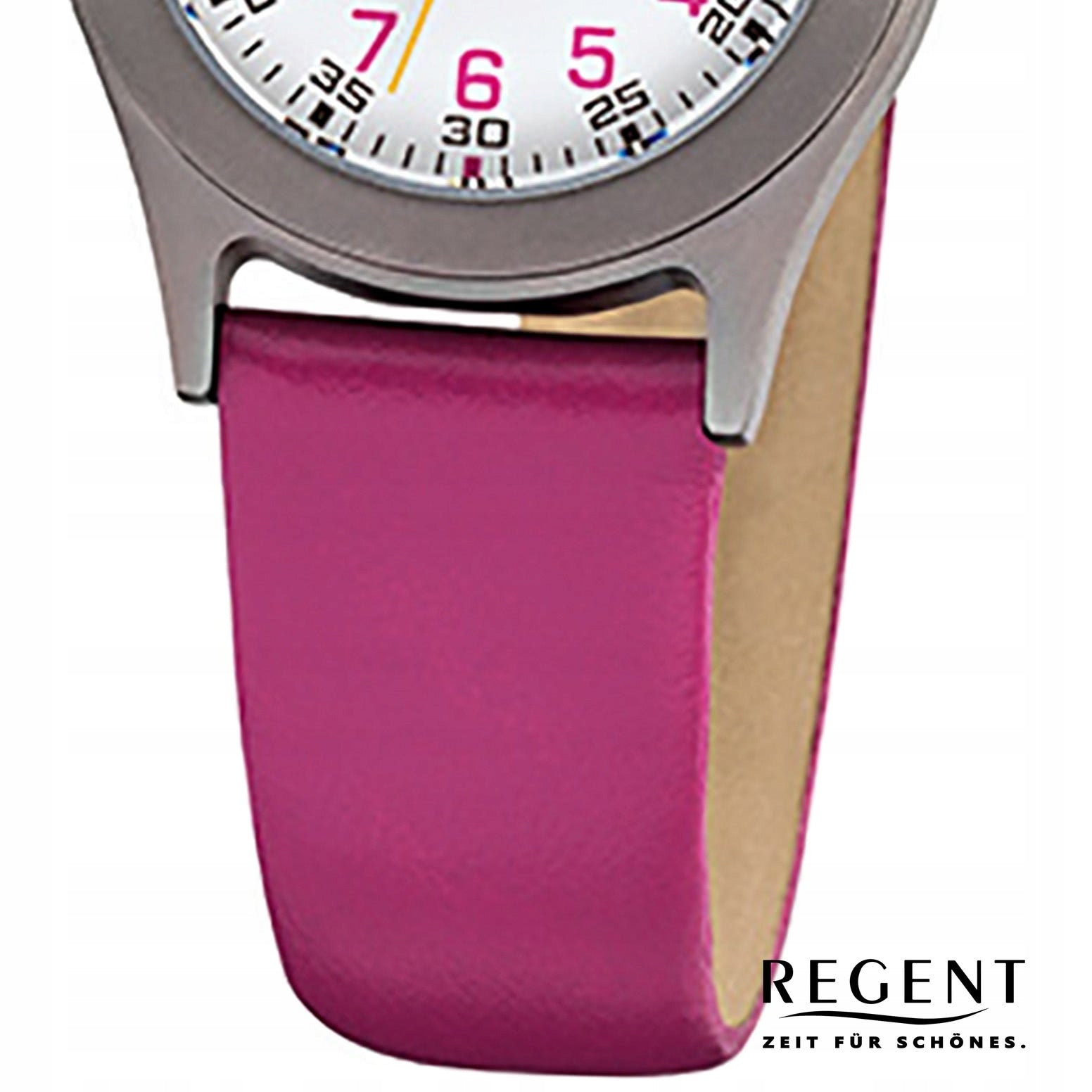 Regent Leather Childrens Watch Quartz Watch Bracelet pink URF946 Gender unisex