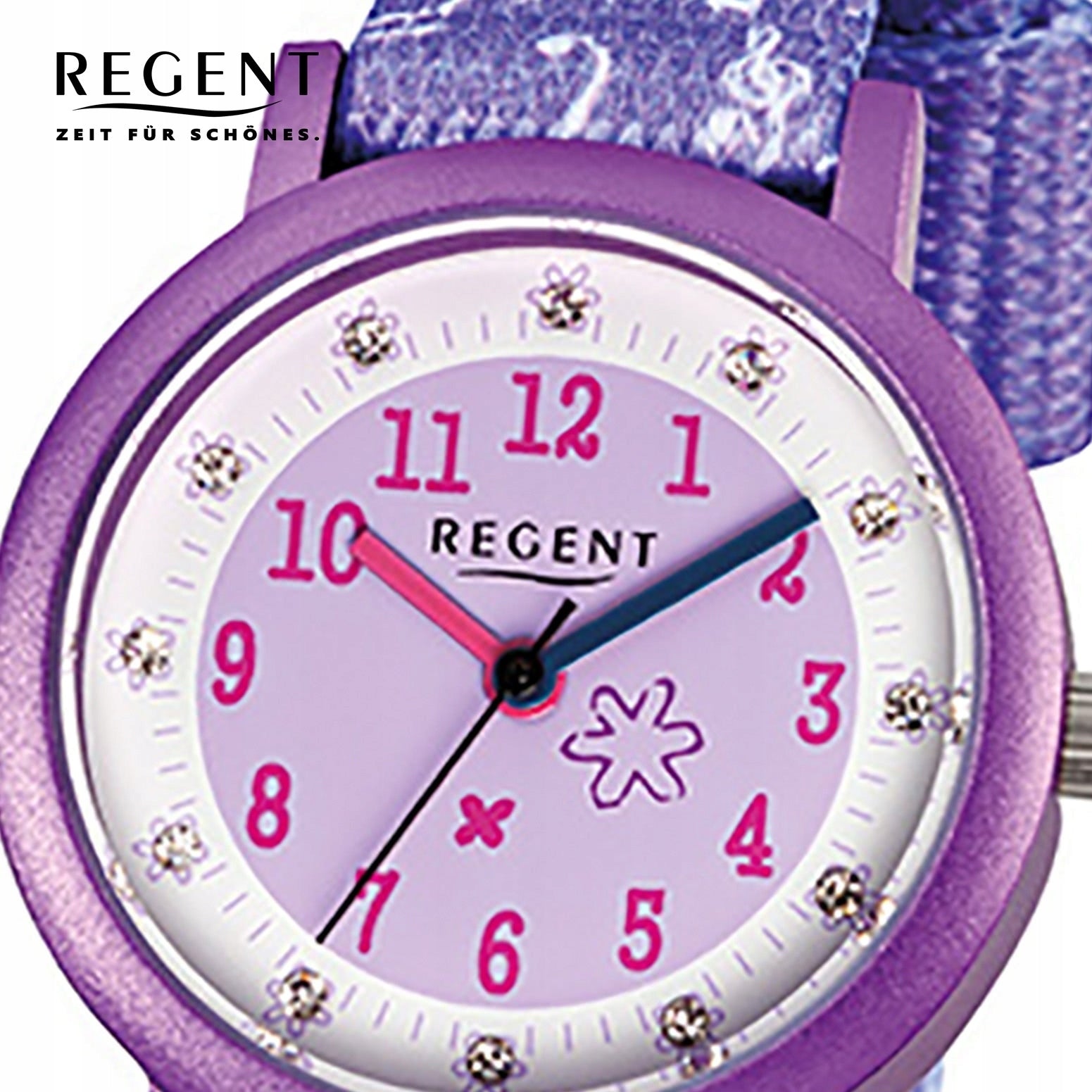 Regent Textile Childrens Watch Quartz Watch Bracelet purple URF486 Brand Regent