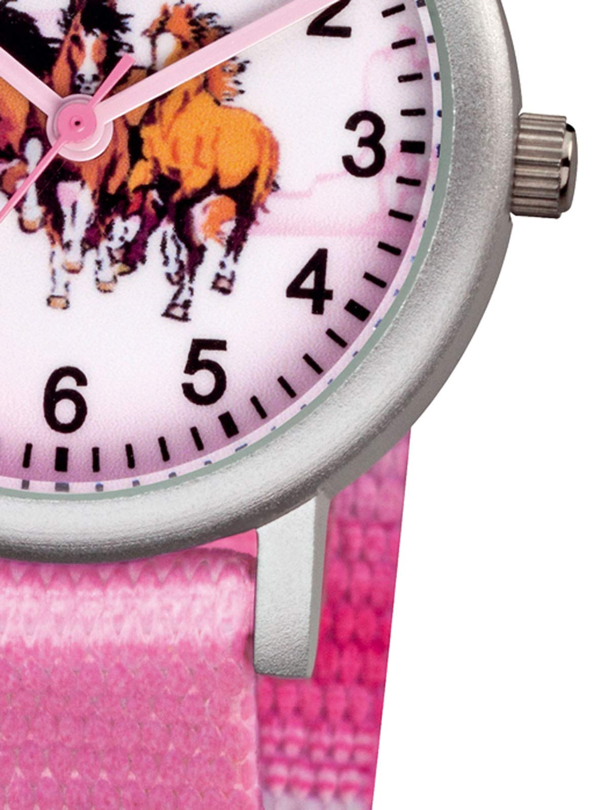 Regent textile childrens watch quartz watch bracelet pink URF729 Brand Regent