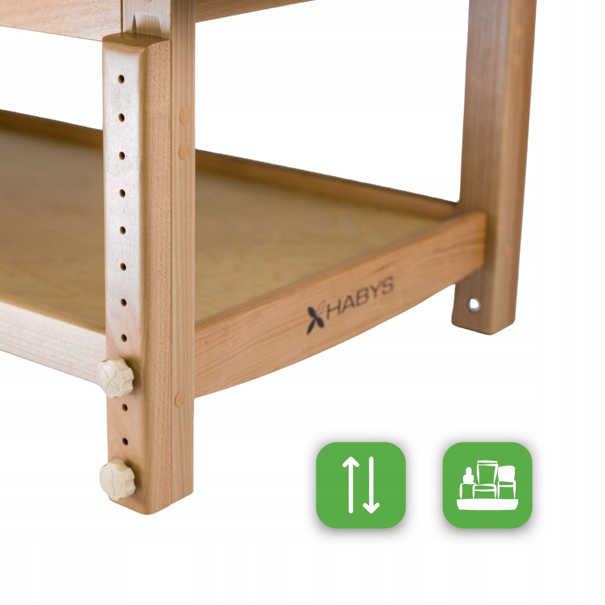 Rehabilitation Massage Couch Wooden Nova 3 Segments With Shelf Adjustment Kind couch