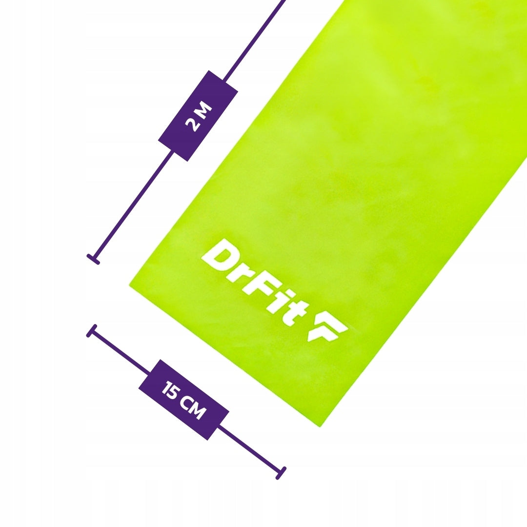 Rehabilitation tape latex rubber resistance green 2,2 kg Manufacturer code GUMA OPOROWA DO ĆWICZEŃ LATEKSOWA ZIELONA
